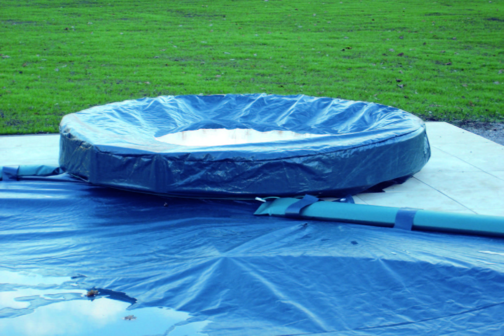 Copertura per piscina doppia