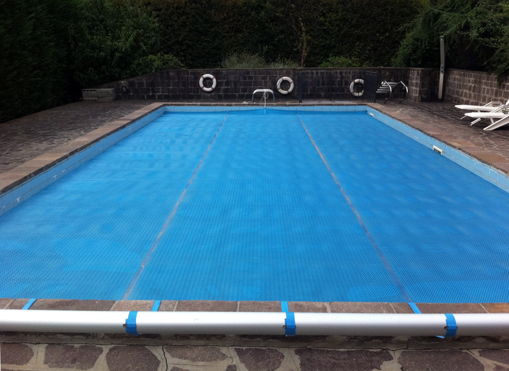 Copertura per piscina a telo